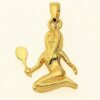 Adelia´s Kette mit Anhänger 585 Gold Sternzeichen Anhänger Jungfrau