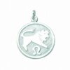 Adelia´s Kette mit Anhänger 925 Silber Sternzeichen Anhänger Löwe Ø 15