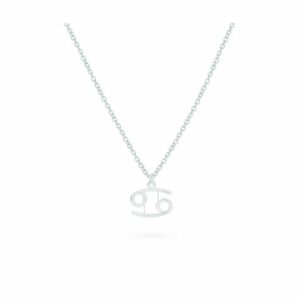 Beka&Bell Kette mit Anhänger 925-Sterling Silber Glänzend 42cm Krebs