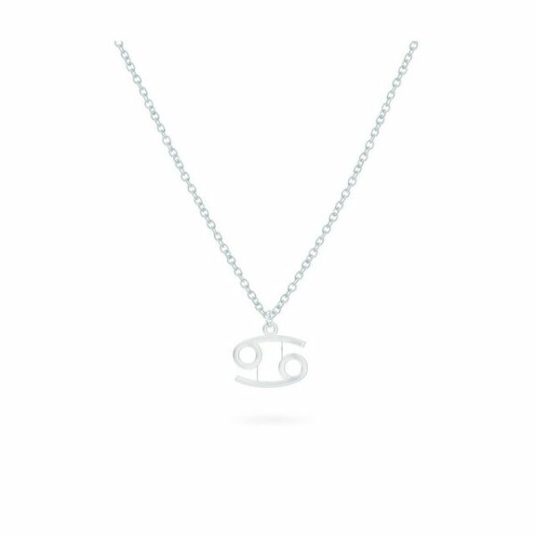 Beka&Bell Kette mit Anhänger 925-Sterling Silber Glänzend 42cm Krebs