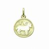 Adelia´s Kette mit Anhänger 333 Gold Sternzeichen Anhänger Widder Ø 11