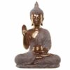 Puckator Buddhafigur Goldener und weisser Thai Buddha mit Bettelschale