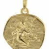 trendor Runder Anhänger Sternzeichen- Jungfrau 585 Gold 16 mm
