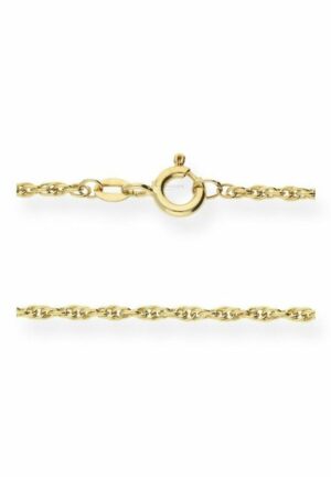 JuwelmaLux Goldkette Halskette gold Damen und Herren Zopf (1-tlg)