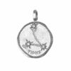 NKlaus Sternzeichenanhänger Fische Sternzeichen 925 Sterlingsilber 16mm Ketten