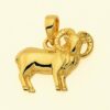 Adelia´s Kette mit Anhänger 585 Gold Sternzeichen Anhänger Widder