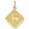 ONE ELEMENT Sternzeichenanhänger Steinbock Sternzeichen Anhänger aus 333 Gelbgold