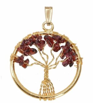Guru-Shop Kettenanhänger Lebensbaum Amulett