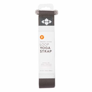 Yogagurt Loop aus Bio-Baumwolle 244 cm - Charcoal