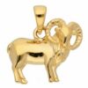 Adelia´s Kettenanhänger 585 Gold Sternzeichen Anhänger Widder