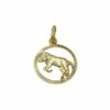 Gallay Sternzeichenanhänger Anhänger 15mm Sternzeichen Widder 9Kt GOLD