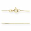 JuwelmaLux Goldkette Halskette gold Damen und Herren Schlange (1-tlg)