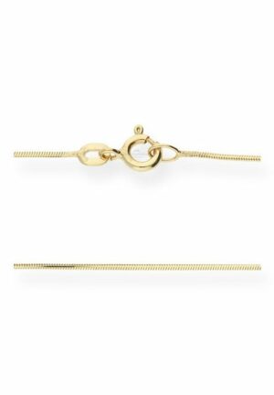 JuwelmaLux Goldkette Halskette gold Damen und Herren Schlange (1-tlg)