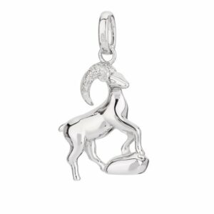 NKlaus Kettenanhänger Kettenanhänger Sternzeichen Steinbock 925 Silber Z