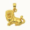 Adelia´s Kette mit Anhänger 585 Gold Sternzeichen Anhänger Löwe