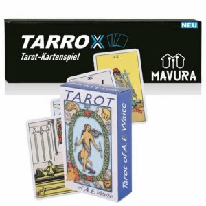 MAVURA Sammelkarte TAROX Tarot Karten Set Tarotkarten Orakel Mystic Magie