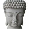 7even Buddhafigur Großer Buddha Kopf ca. 47cm - robust und wetterfest in original Steinoptik