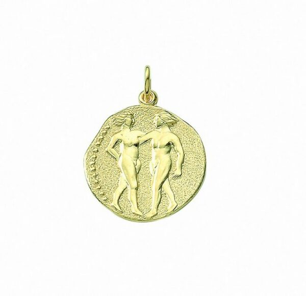 Adelia´s Kette mit Anhänger 333 Gold Sternzeichen Anhänger Zwilling Ø 18