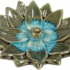 Guru-Shop Räucherstäbchen-Halter Räucherstäbchenhalter Lotus aus Keramik..