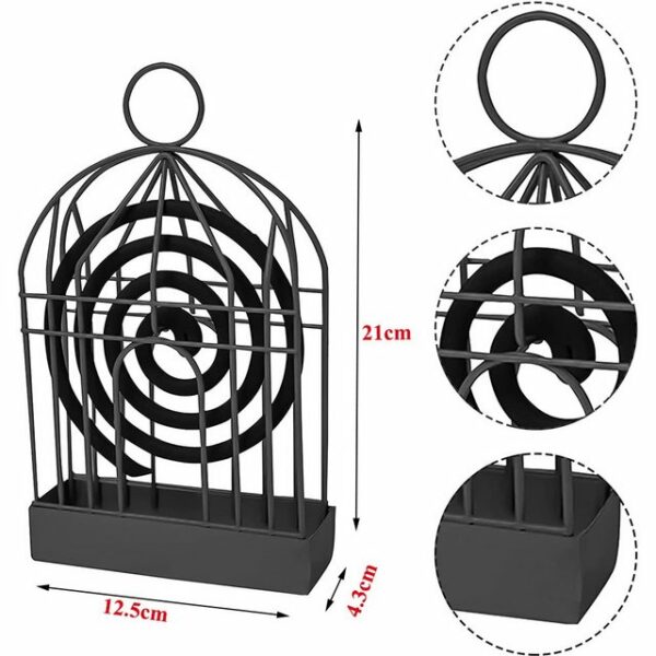 Axroad Mall Räucherstäbchen-Halter 2 Stück Metall Räucherspiralen Halter