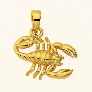 Adelia´s Kette mit Anhänger 585 Gold Sternzeichen Anhänger Skorpion