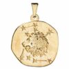 Schmuck Krone Kettenanhänger Sternzeichen Löwe - Anhänger aus 333 Gold Gelbgold Halsschmuck Unisex