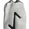 Kiss of Leather Kettenanhänger Rune Eihwaz 925 Sterling Silber Buchstabe AE