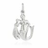 NKlaus Kettenanhänger Kettenanhänger Wassermann Sternzeichen 925 Silber glanz 20x16mm Horosk