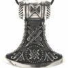 Kiss of Leather Kettenanhänger Anhänger Kelten Knoten Axt Streitaxt Dagaz Rune aus Edelstahl