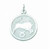 Adelia´s Kette mit Anhänger 925 Silber Sternzeichen Anhänger Stier Ø 15