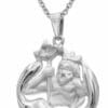 trendor Kette mit Anhänger Wassermann Sternzeichen mit 925 Silber