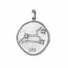 NKlaus Sternzeichenanhänger Löwe Sternzeichen 925 Sterlingsilber 16mm Kettenan