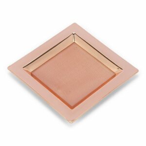 NKlaus Räucherstäbchen-Halter Eckiges Räuchersieb rosegold Edelstahl 8x8 cm Quad