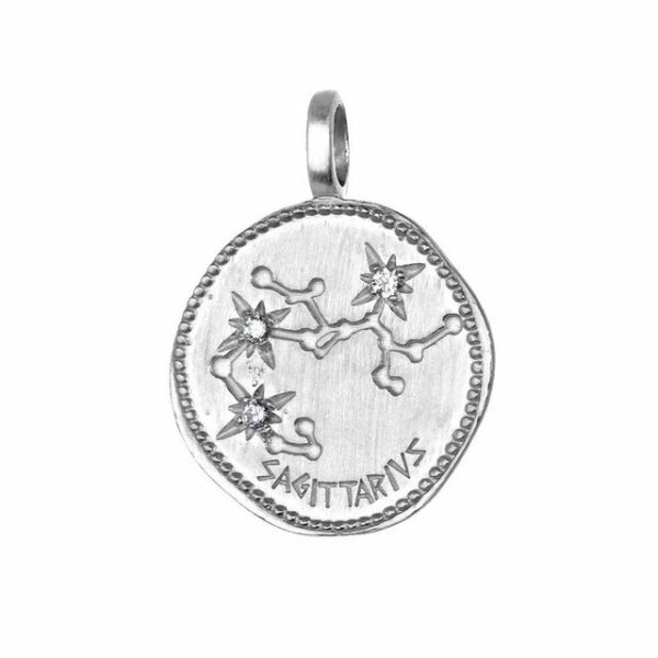 NKlaus Sternzeichenanhänger Schütze Sternzeichen 925 Sterlingsilber 16mm Kette