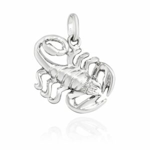 NKlaus Kettenanhänger Kettenanhänger Skorpion Sternzeichen 925 Silber glanz 13x17mm Horoskop