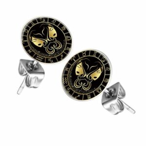 Taffstyle Ohrstecker-Set Ohrstecker Ohrringe Sternzeichen Tierkreiszeichen